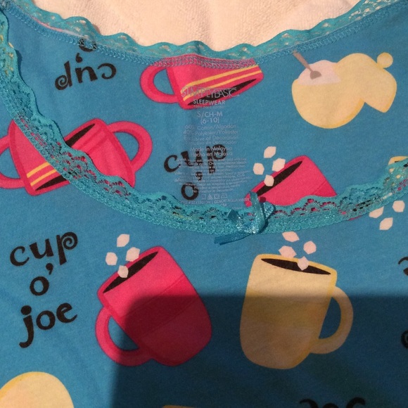 Cup o' joe long sleeve sleep shirt ☕️ - Picture 2 of 3